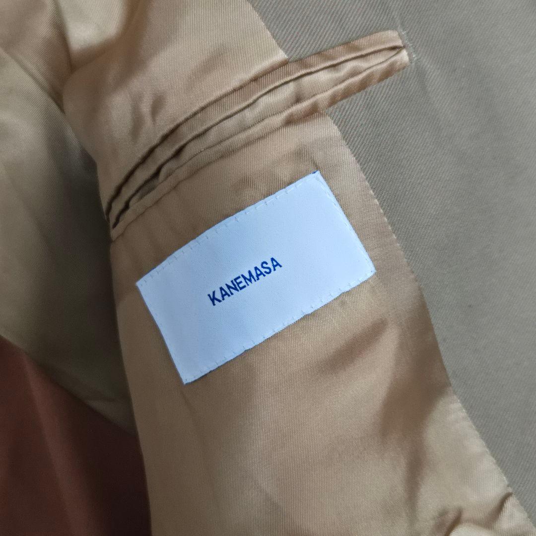 KANEMASA テーラードジャケット L相当 日本製 カネマサ ベージュ 春夏