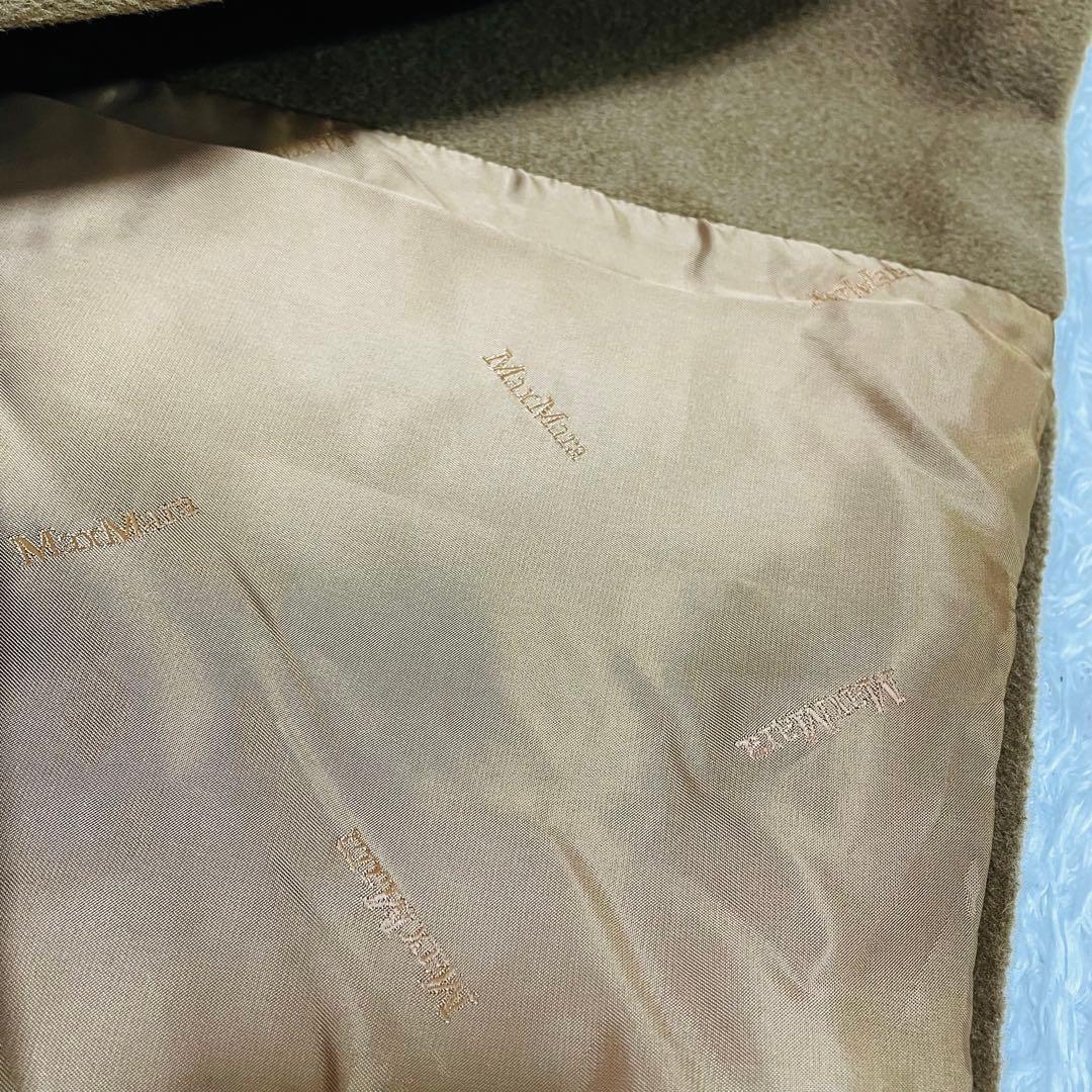 Max Mara✨最高級白タグ カシミヤ混ダブルブレスト アイコンコート 40
