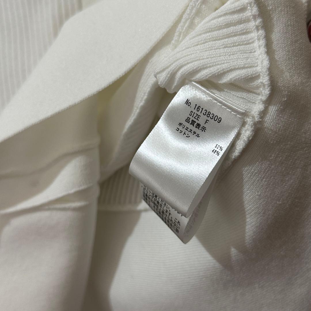 LOUNIE V ネックペプラムニットカーディガン　新品　26SS