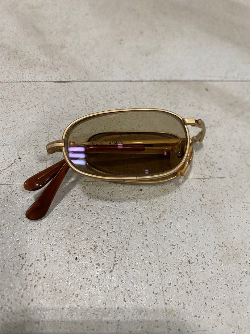 ［HF397］GIORGIO ARMANI 度入り　サングラス