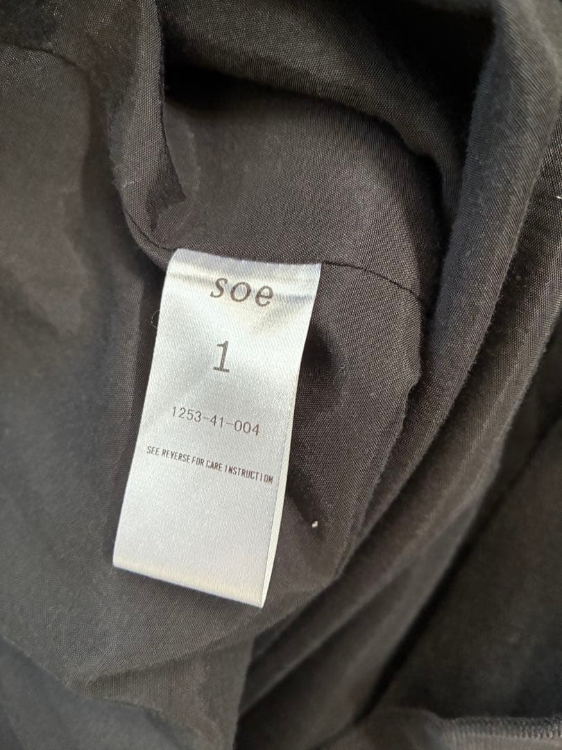 ジャケット・アウター SOE READY TO WEAR moleskin car coat 24aw