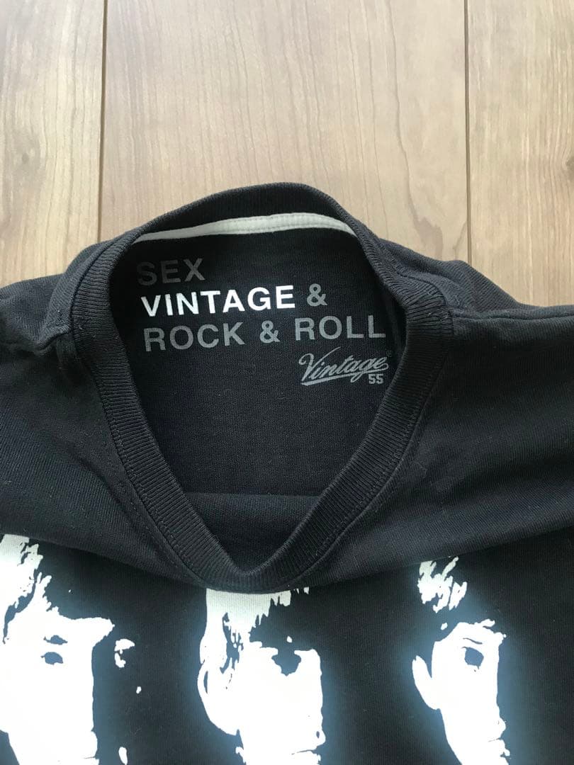 vintage55 Beatles ビートルズ　刺繍Ｔシャツ