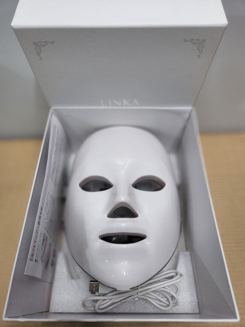 LINKA 7色LED美顔マスク 光美容器 箱付 フェイスケア エイジングケア