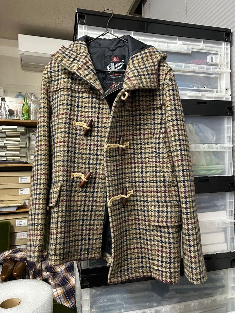 グローバーオール Harris Tweed ダッフルコート 100%ウール