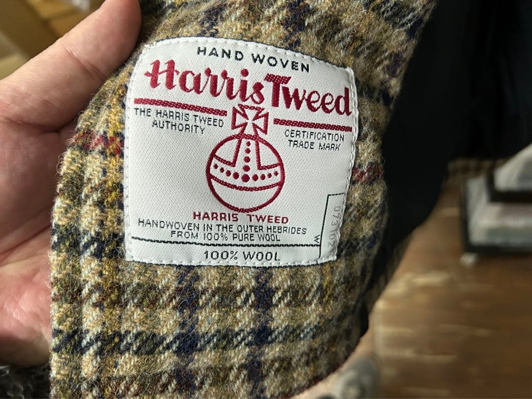 グローバーオール Harris Tweed ダッフルコート 100%ウール