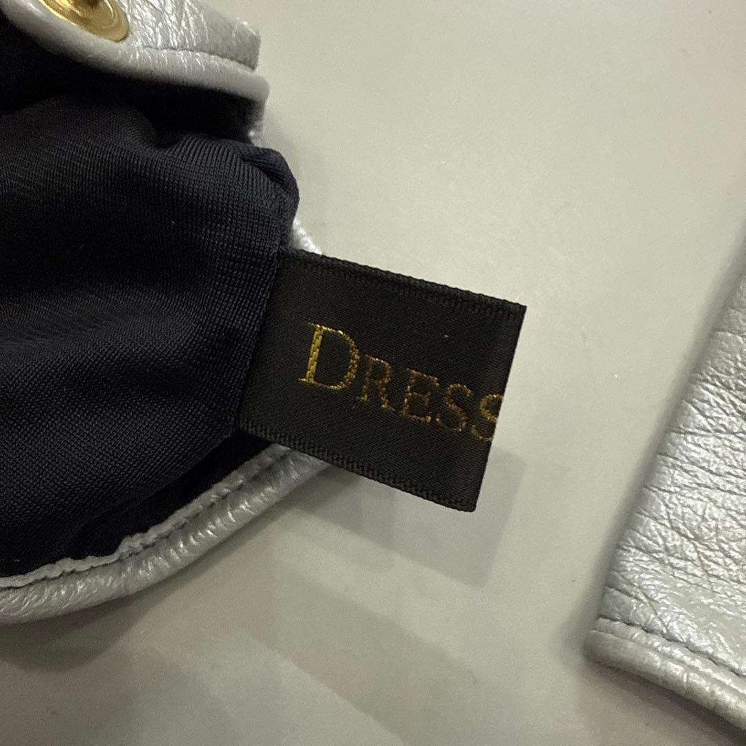 DRESSCAMP シルバー レザー手袋