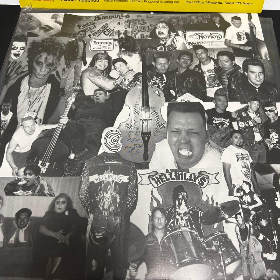 【希少盤】HELLBILLYS '93年日本オリジナルレッドヴァイナルLP