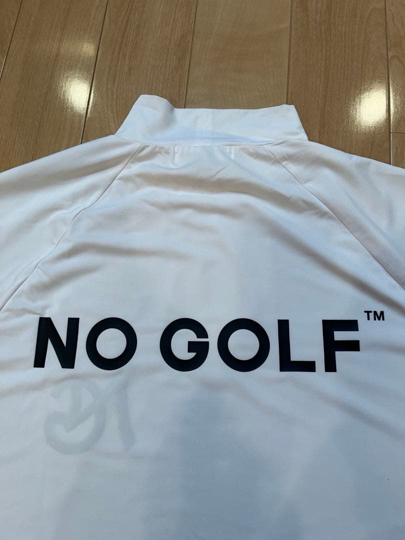 NOGOLF 半袖モックネックシャツ サイズM