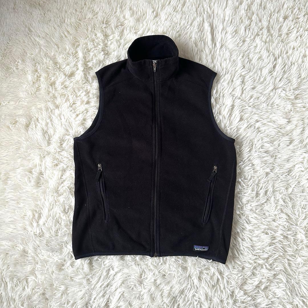 Patagonia シンチラベスト ブラック 裾タグ フリース M相当