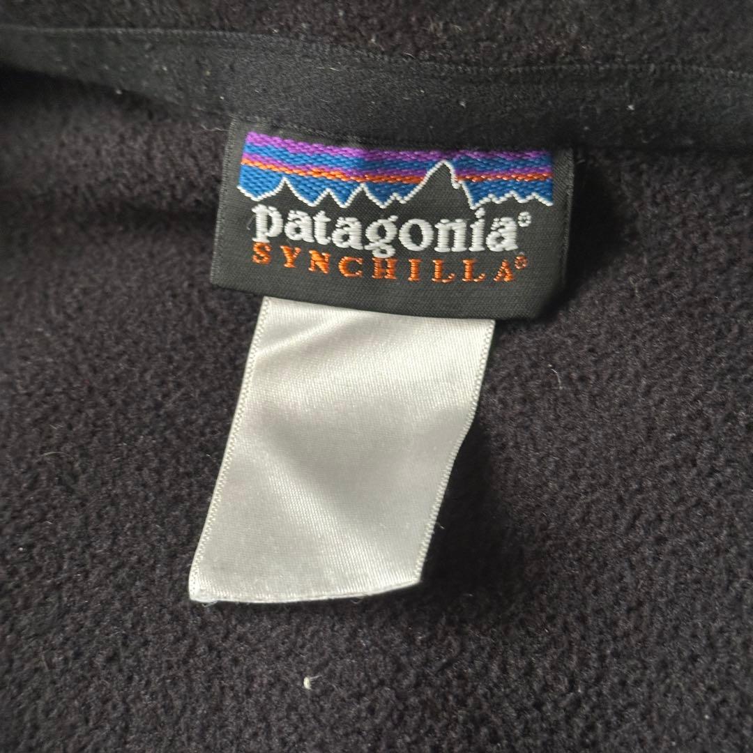 Patagonia シンチラベスト ブラック 裾タグ フリース M相当