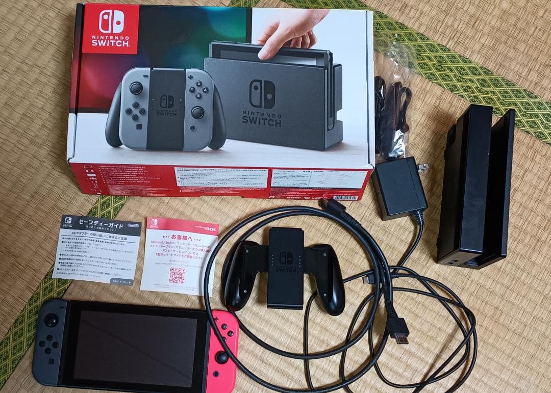 【ジャンク品】Nintendo Switch 本体（箱、付属品あり）