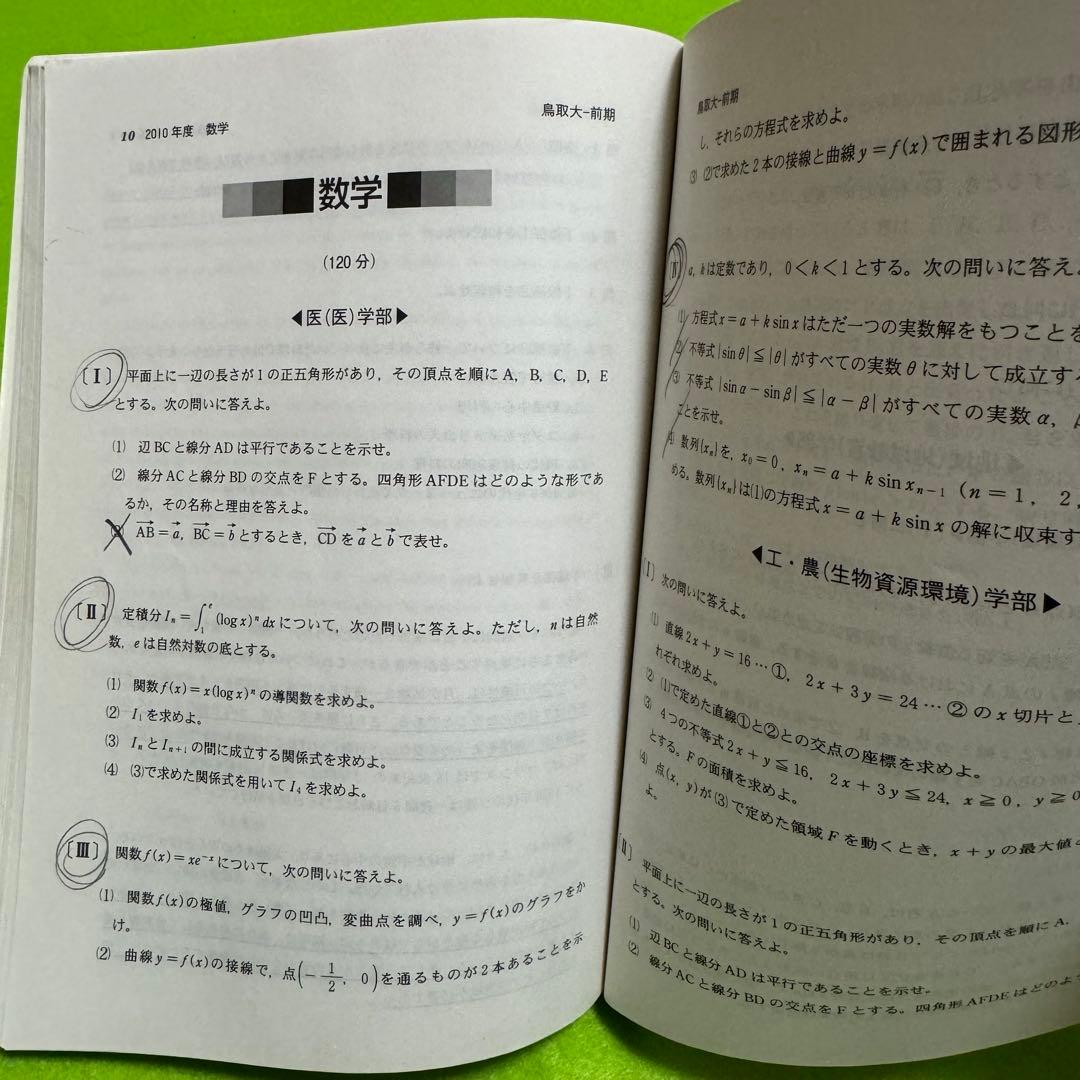 赤本　鳥取大学　医学部　2004年～2024年　21年分