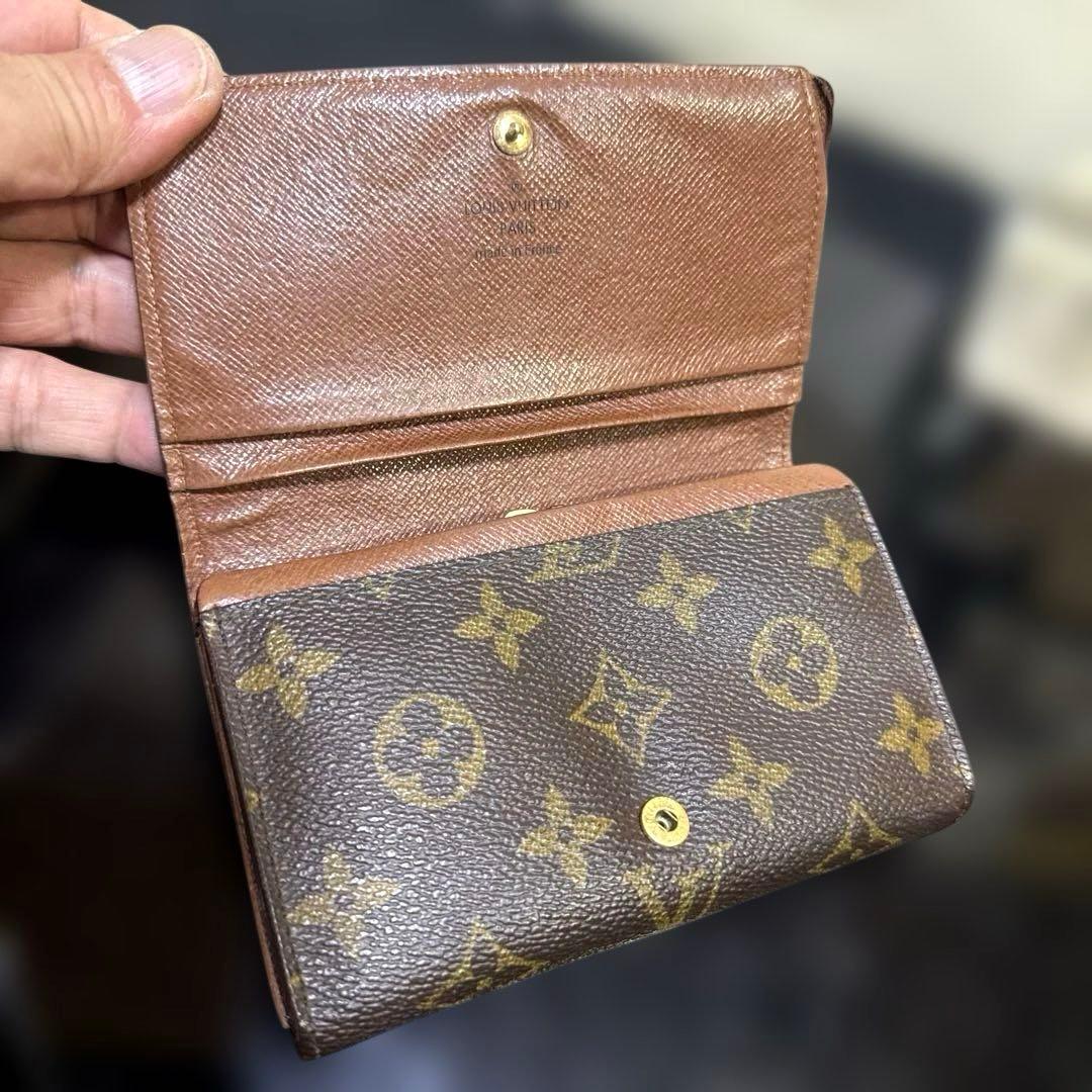 ⑩☆優良品/後期型・カードポケットあり ☆ モノグラム♪Ｌ字型ファスナー財布