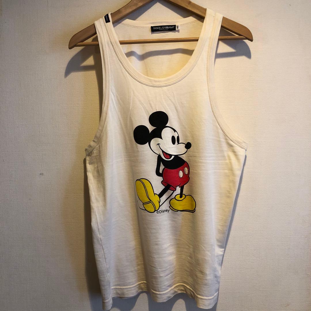 ドルチェアンドガッパーナ　名品　ミッキーマウス バックロゴ 身幅47着丈66