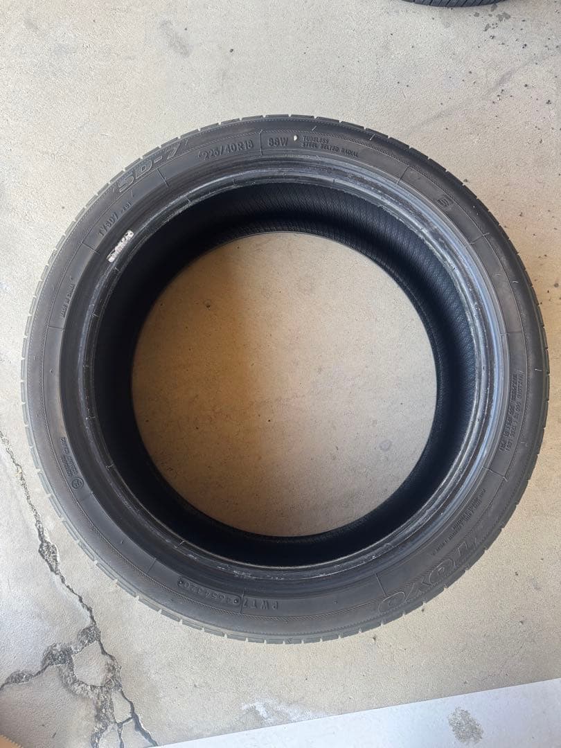TOYO SD-7 225/40R18 4本セット　2020年製