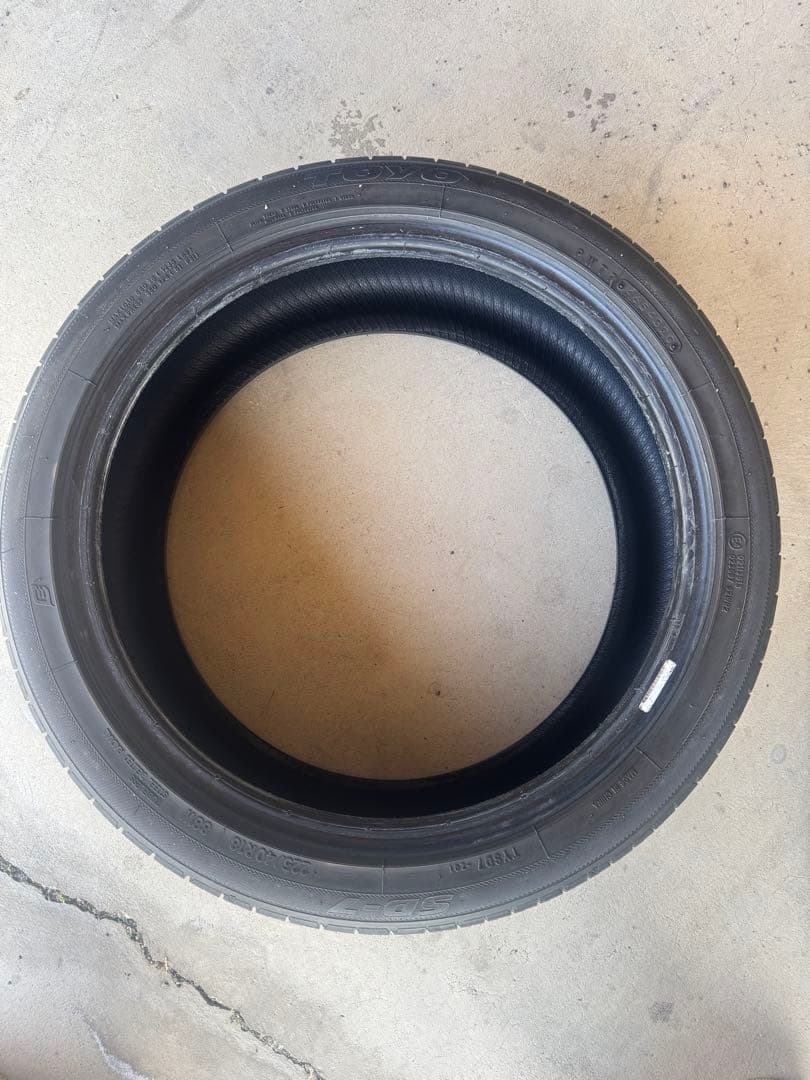 TOYO SD-7 225/40R18 4本セット　2020年製