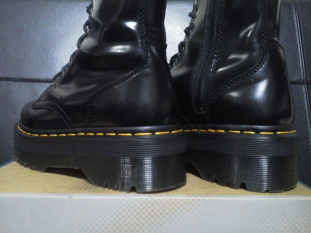 【極美品】Dr.Martens JADON UK5 厚底 8ホール サイドジップ