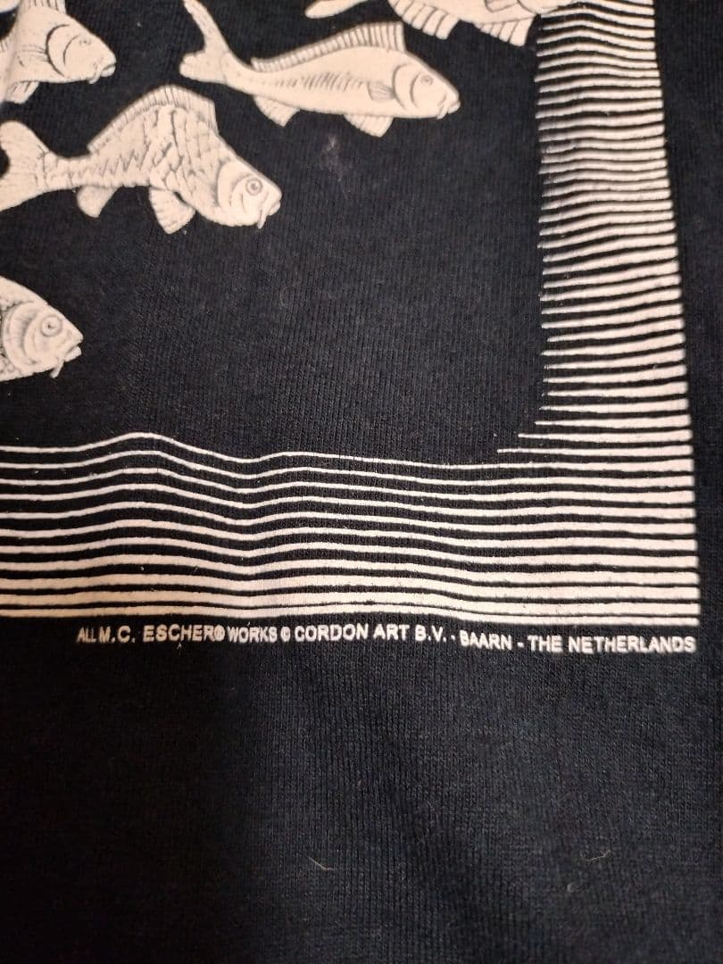 M.C.Escher M.C.エッシャー 空と水 だまし絵Tシャツ アートT