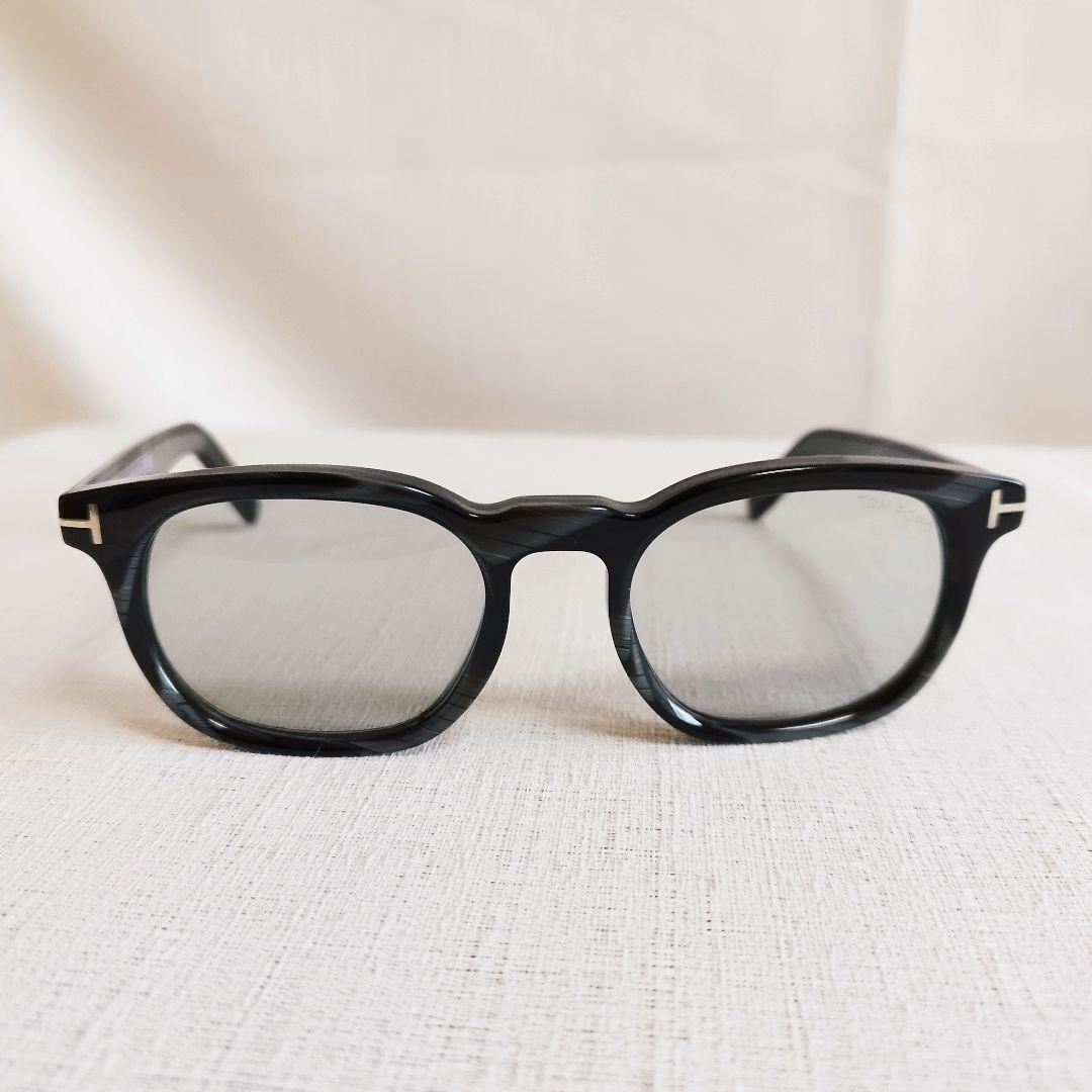 美品✨️トムフォード　TF1120D 63A　メガネ　箱・ケース付き　べっ甲柄