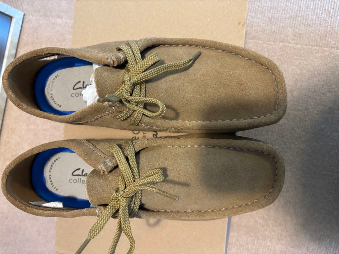 美品　Clarks クラークス　ワラビーシェイカーIIラン　25.5cm 箱あり