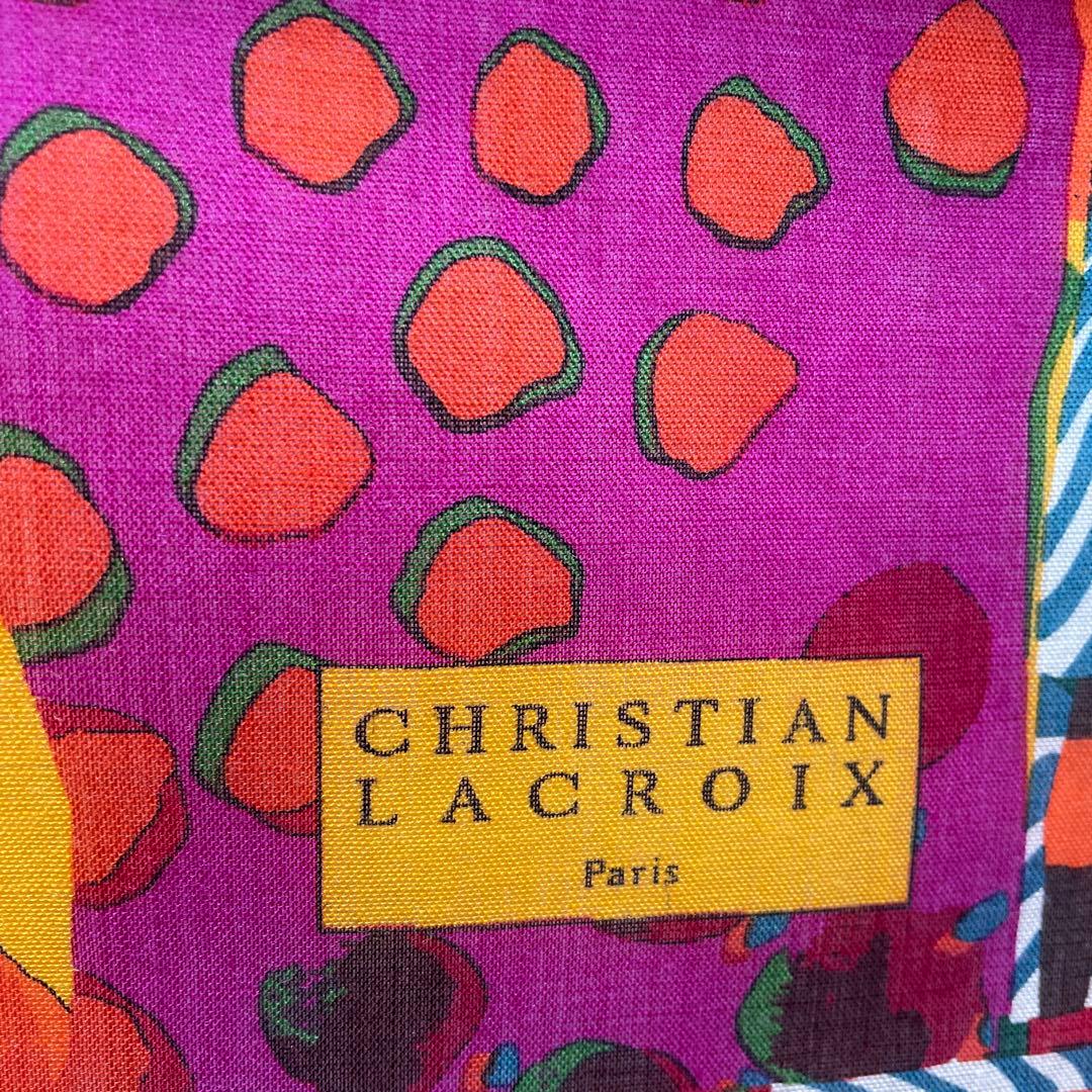 CHRISTIAN LACROIX 花柄 ストール