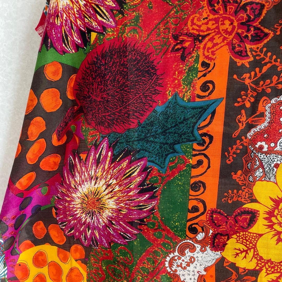 CHRISTIAN LACROIX 花柄 ストール