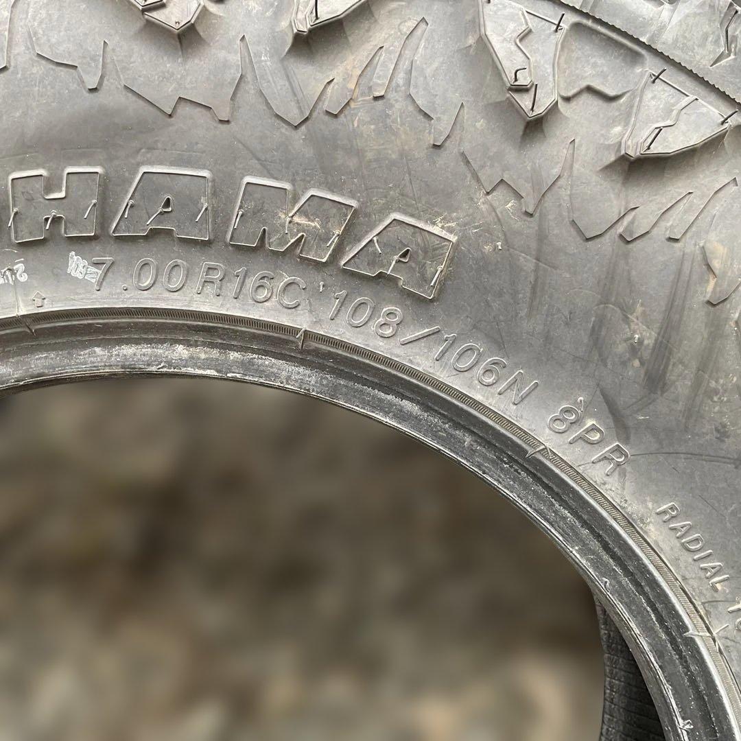 ジムニー用‼️ジオランダーＸ－ＭＴ7・00R16C8pr送料込みで❣️