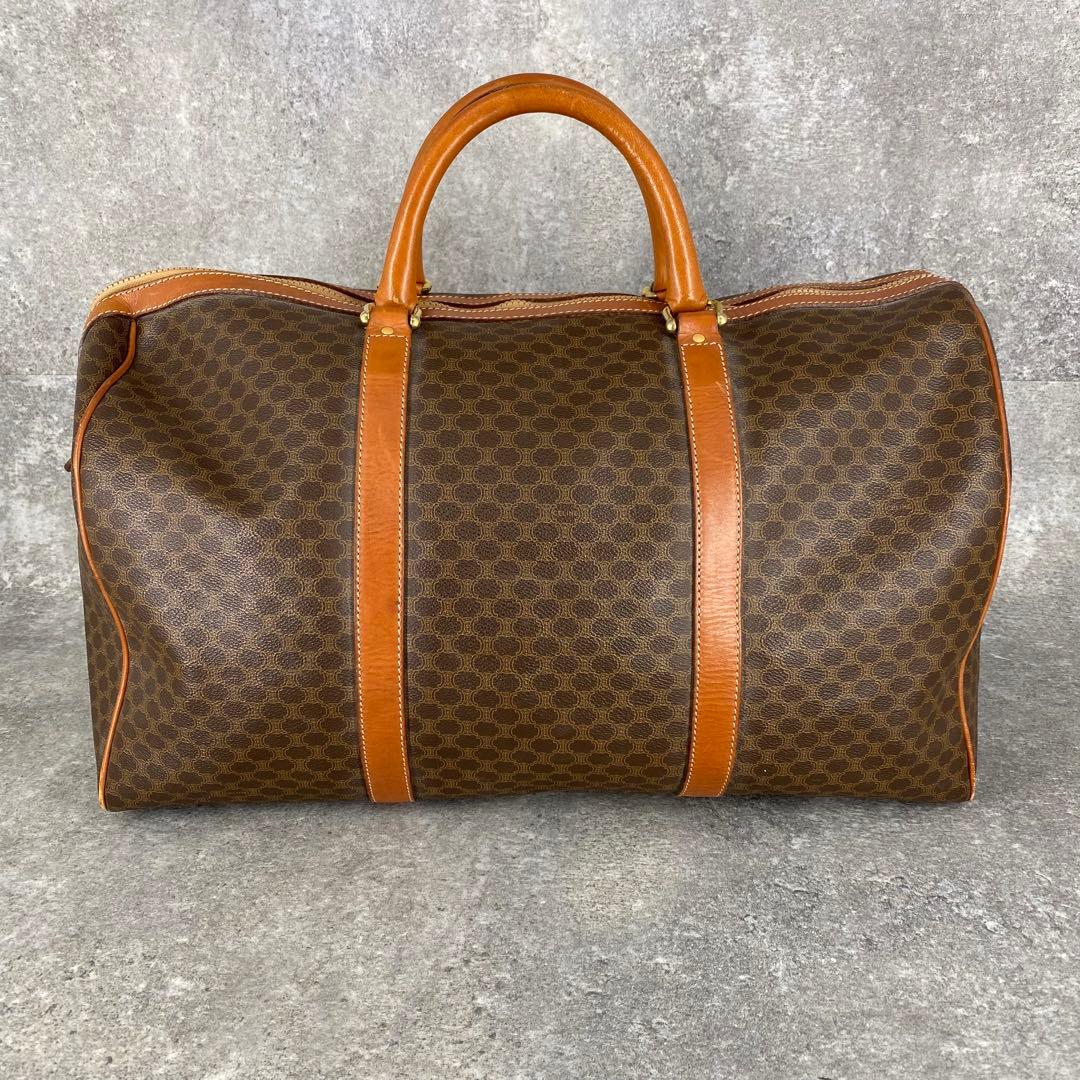 ヴィンテージ CELINE セリーヌ マカダム柄 トリオンフ ボストンバック