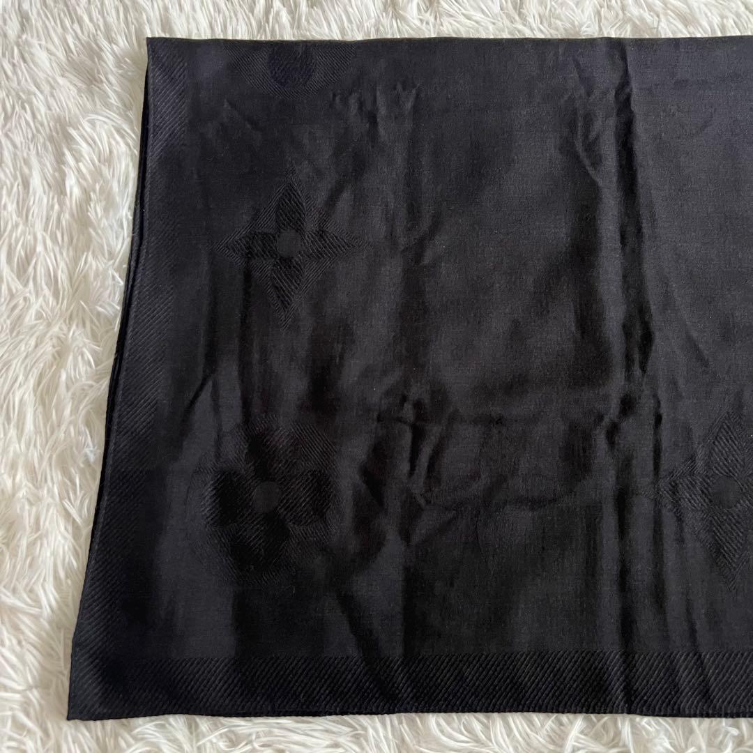 【極美品】ルイヴィトン モノグラム ストール カシミヤ シルク 大判