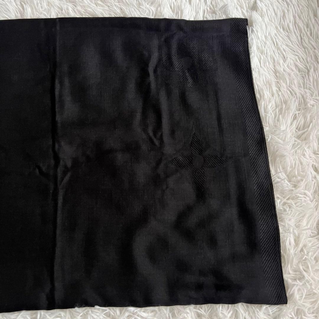 【極美品】ルイヴィトン モノグラム ストール カシミヤ シルク 大判