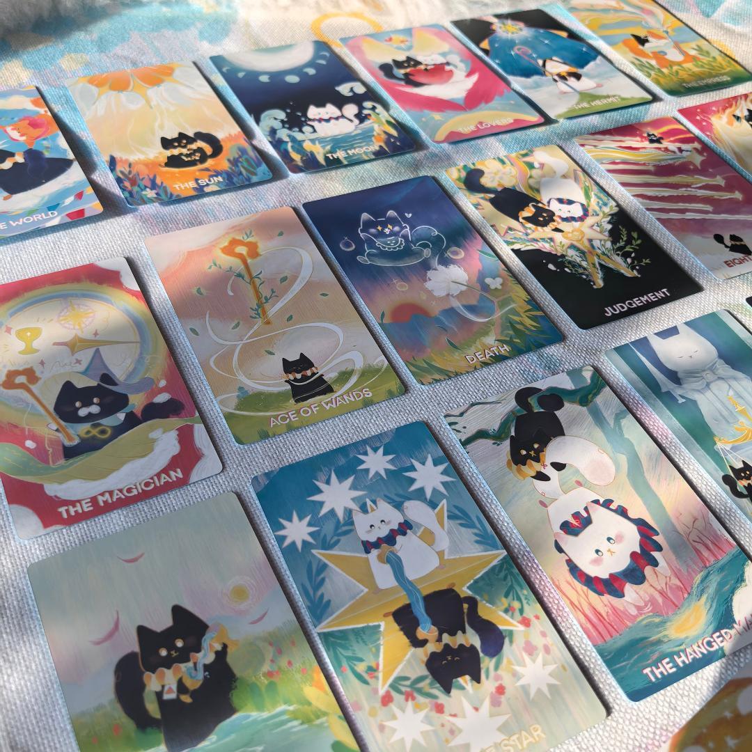 【正規品タロットカード】レア✨クラウドファンディング完売✨魔法の猫たちのカード