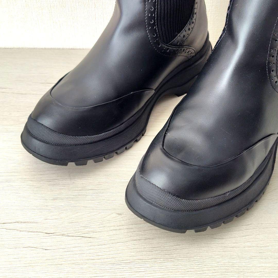 未使用級✨️MARECHAL TERRE【24.5cm】サイドゴアブーツ　箱付き