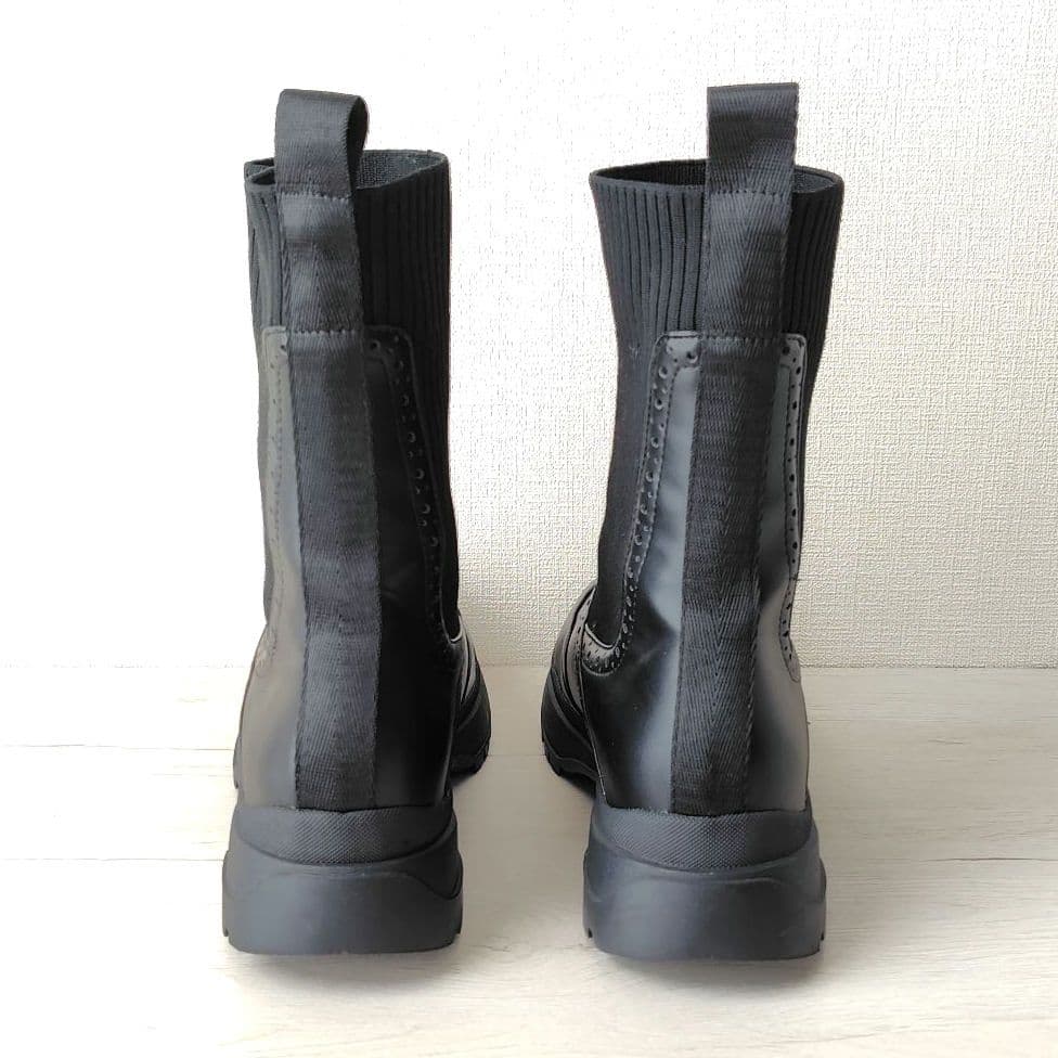 未使用級✨️MARECHAL TERRE【24.5cm】サイドゴアブーツ　箱付き