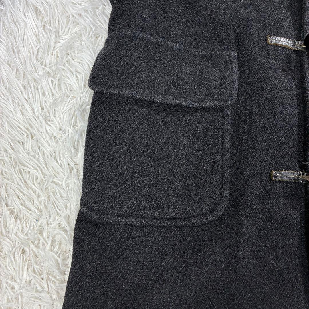 美品✨PaulSmith ウール ダッフルコート ヘリンボーン ブラック