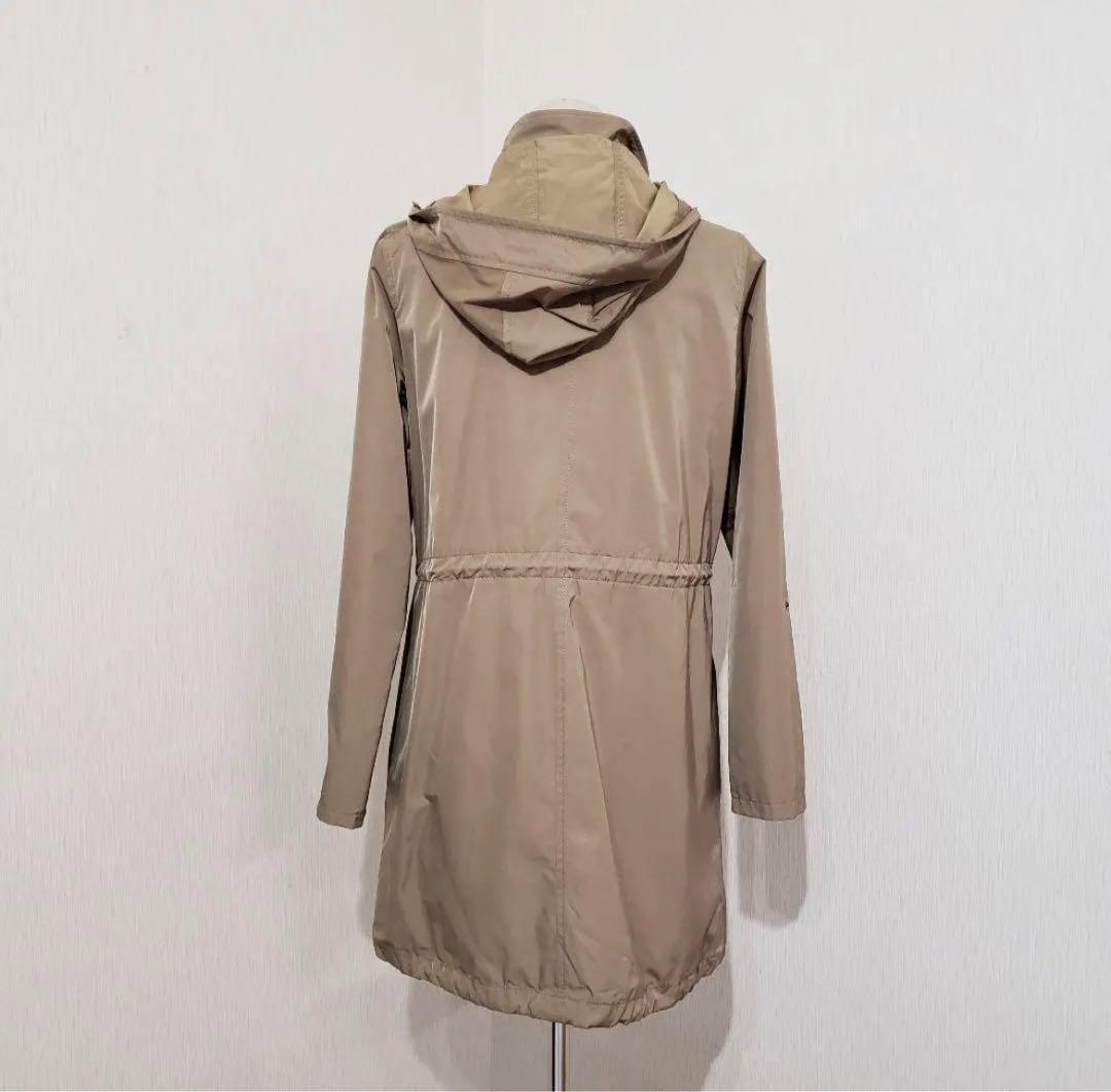 【新品】INDIVI　モッズコート　size38　カーキ系