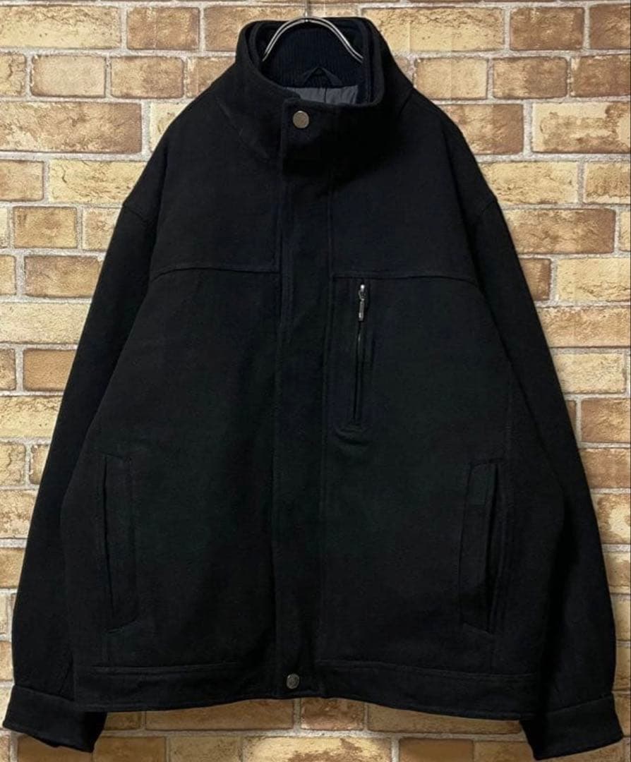 meemeee ロンドンフォグ　ウールジャケット　黒L