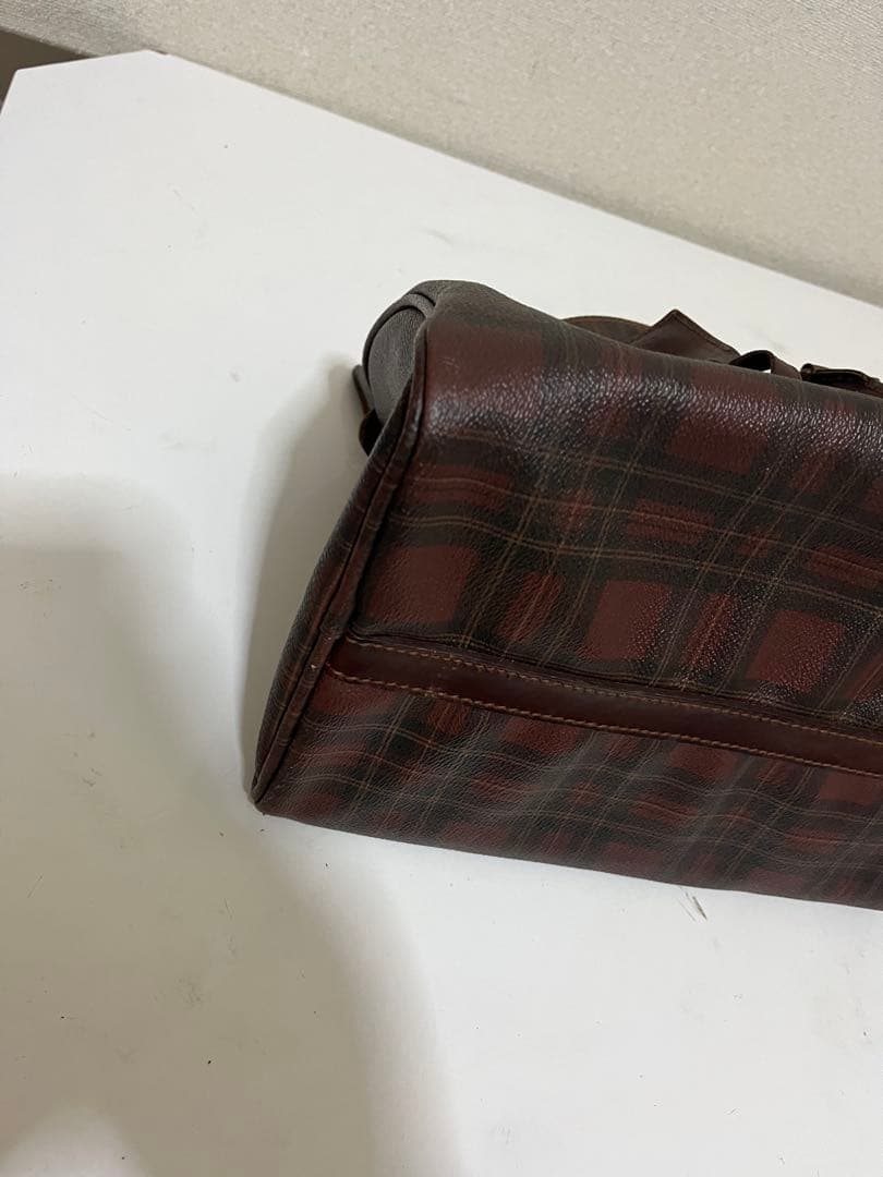 POLO Ralph Lauren ミニボストンバッグ チェック柄