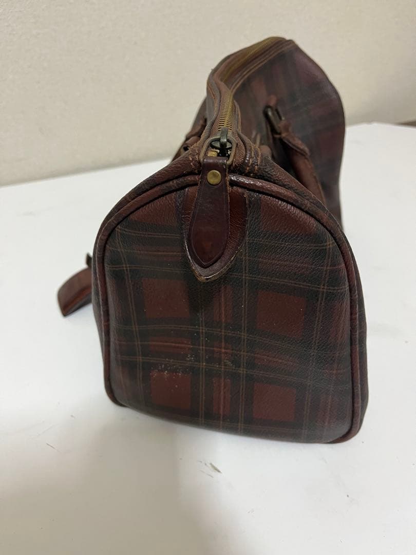 POLO Ralph Lauren ミニボストンバッグ チェック柄