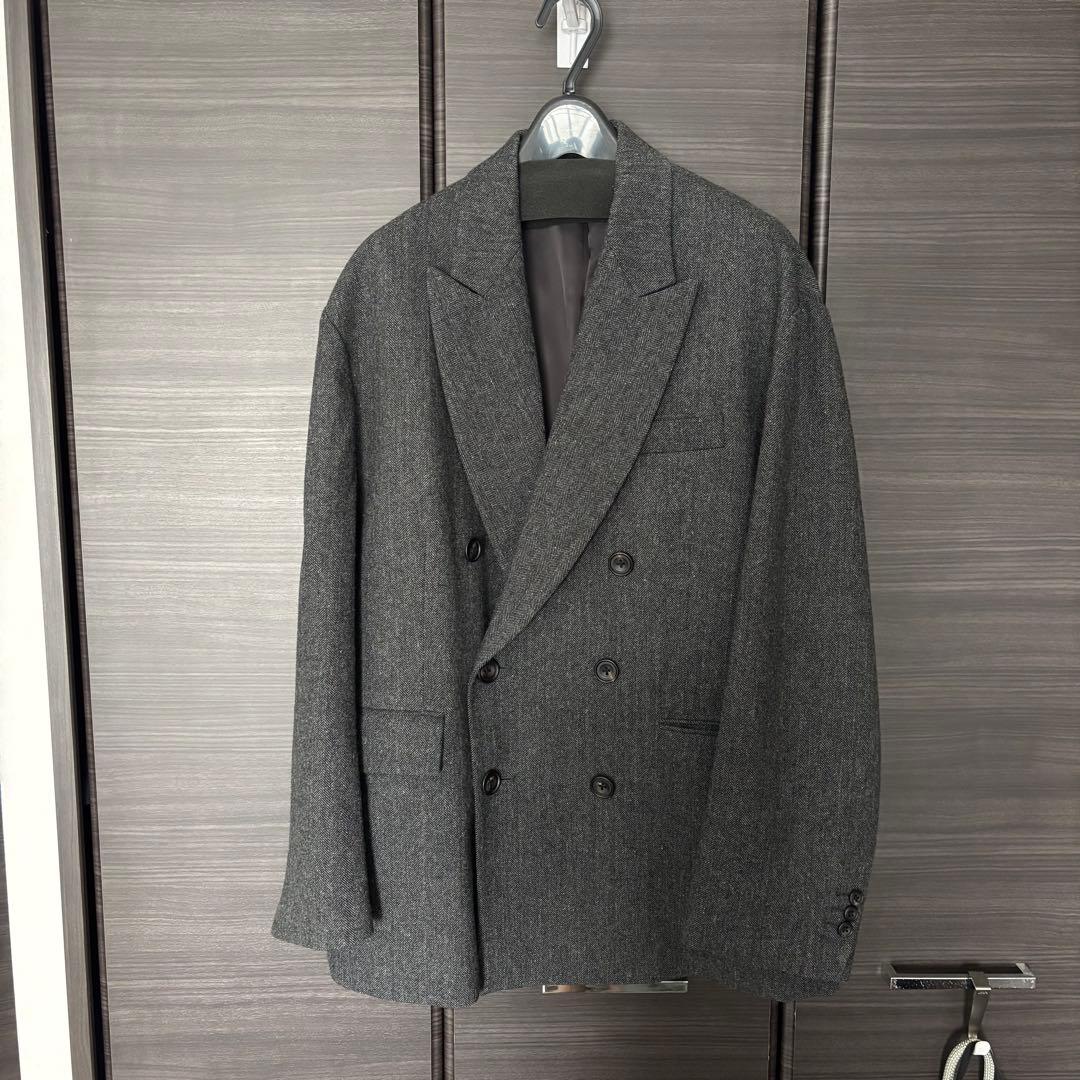 ジャケット・アウター stein/oversized double breasted jacket
