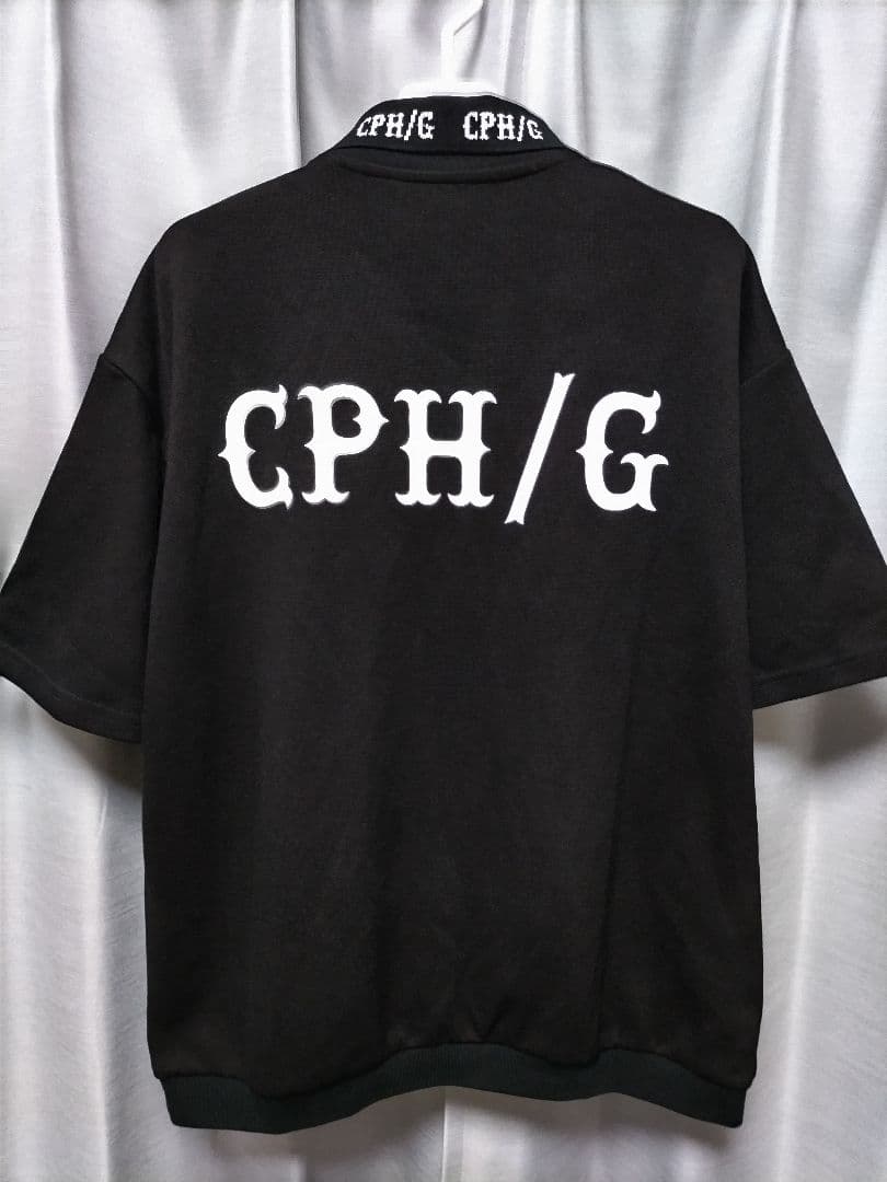 cph golf　キャプテンズヘルム　ポロシャツ　ボックスシルエット　黒