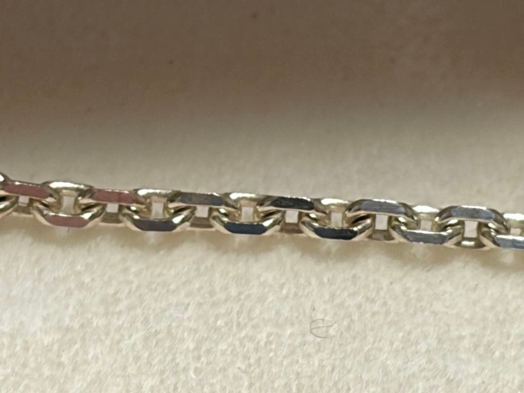 HERMES エルメス シルバーチェーンネックレス　50センチ