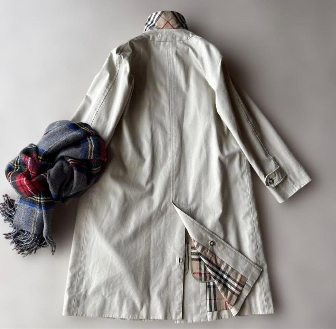 お値下げ中！【美品】Burberryライナー付きロングコート襟裏ノバチェック