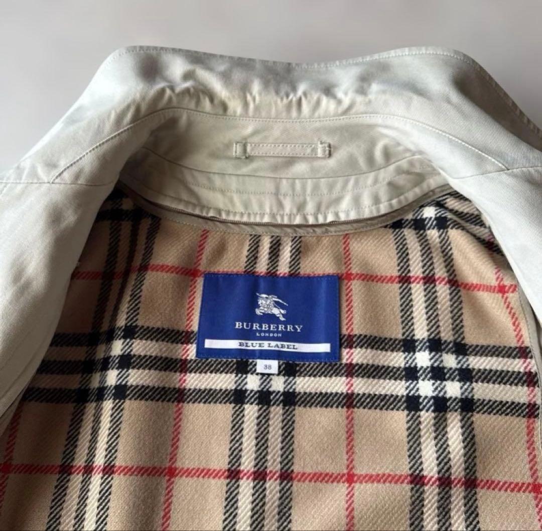 お値下げ中！【美品】Burberryライナー付きロングコート襟裏ノバチェック