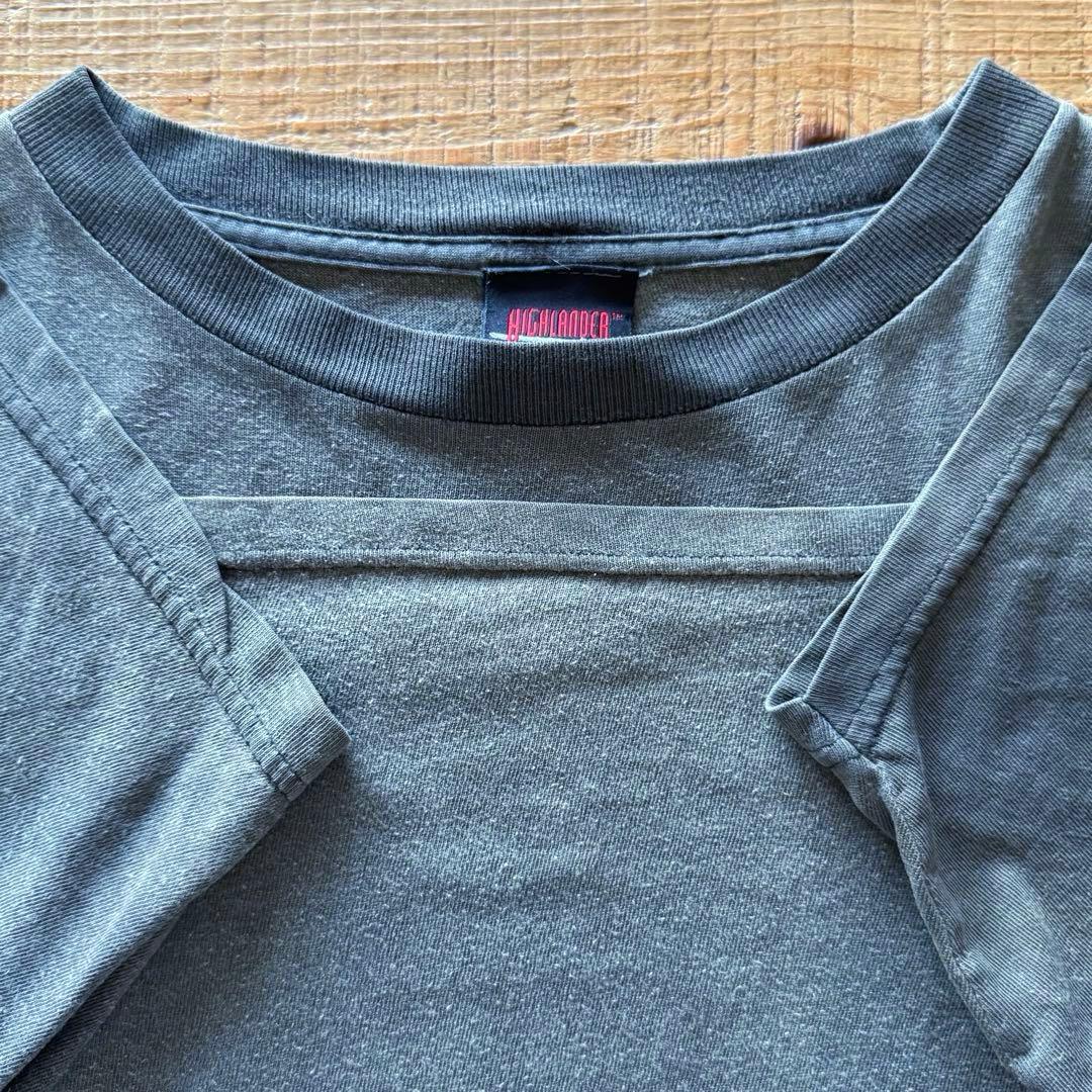 ハイランダー　両面プリント半袖Tシャツ　90s　XLサイズ　着用感短丈2XL