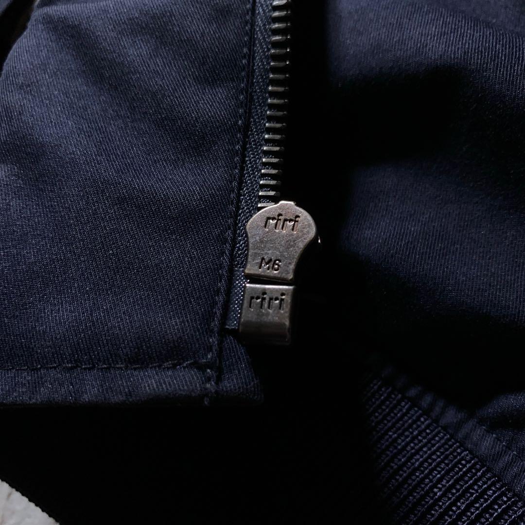 A.P.C. 短丈 ギャバジン スイングトップ ハリントンジャケット ネイビー