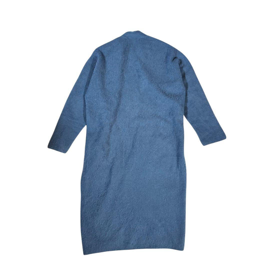 ATON エイトン ファーカシミア100% ロングカーディガン ふわふわ
