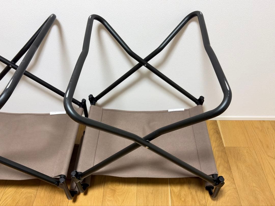 スノーピーク　FDチェアワイド グレー LV-077GY　2脚セット　④