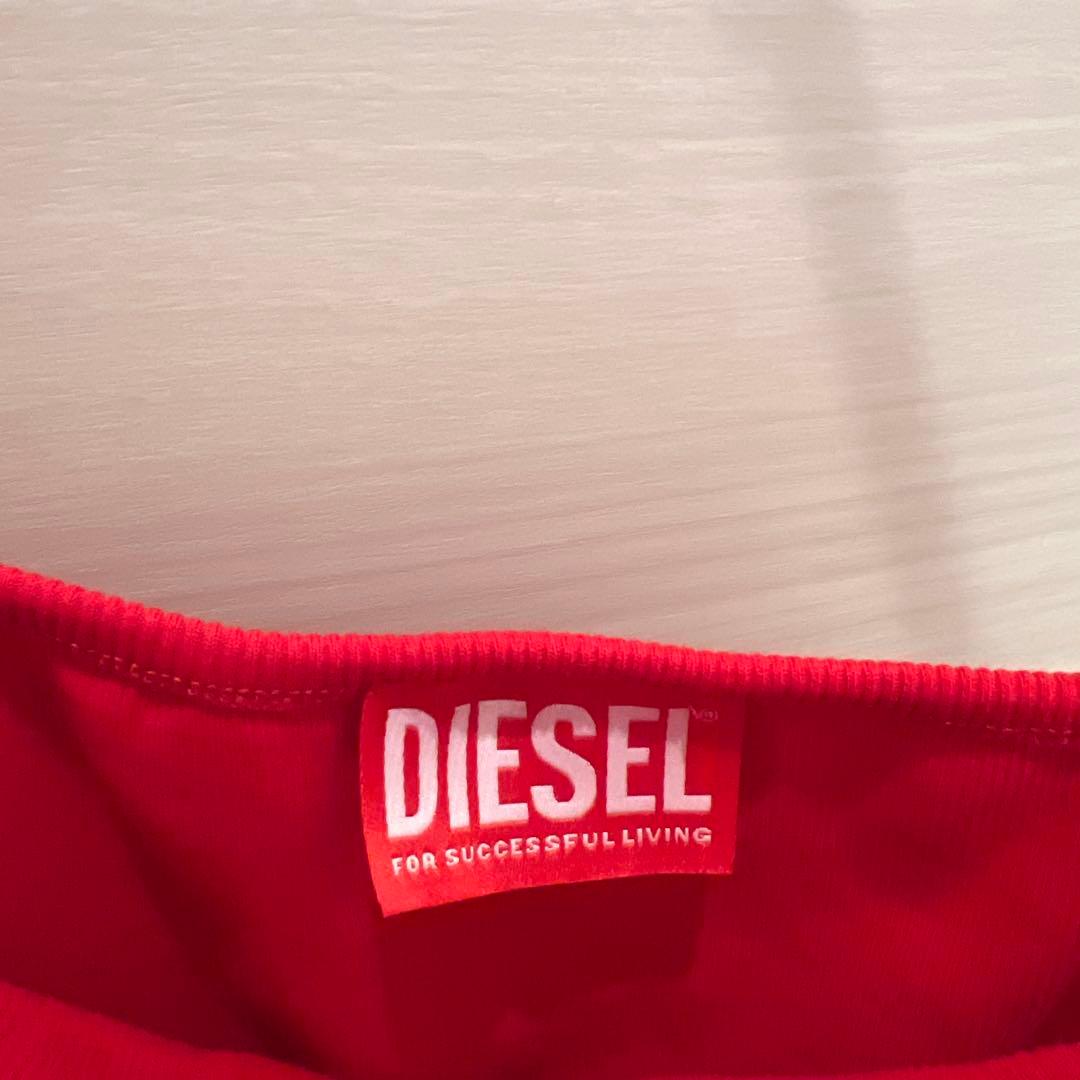 DIESEL レディース ロゴ コットン キャミソール