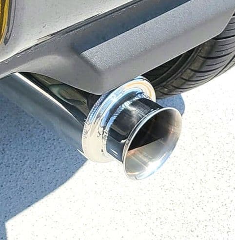 オールステンレススズキハスラーMR92S(FF、NA用)砲弾型マフラーカッター