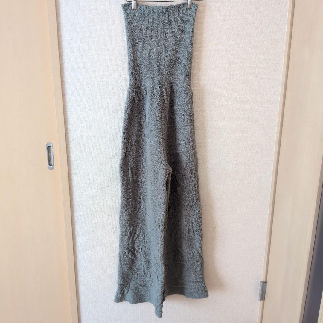 【美品】ジェラートピケ ルームウェア 上下　セットアップ リーフジャガード